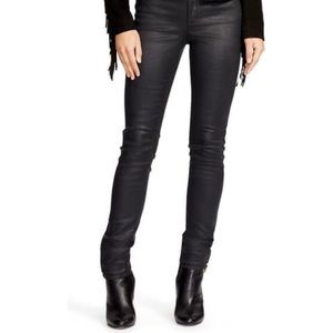 Black Coated Ralph Lauren Ultra Skinny Jeans 10